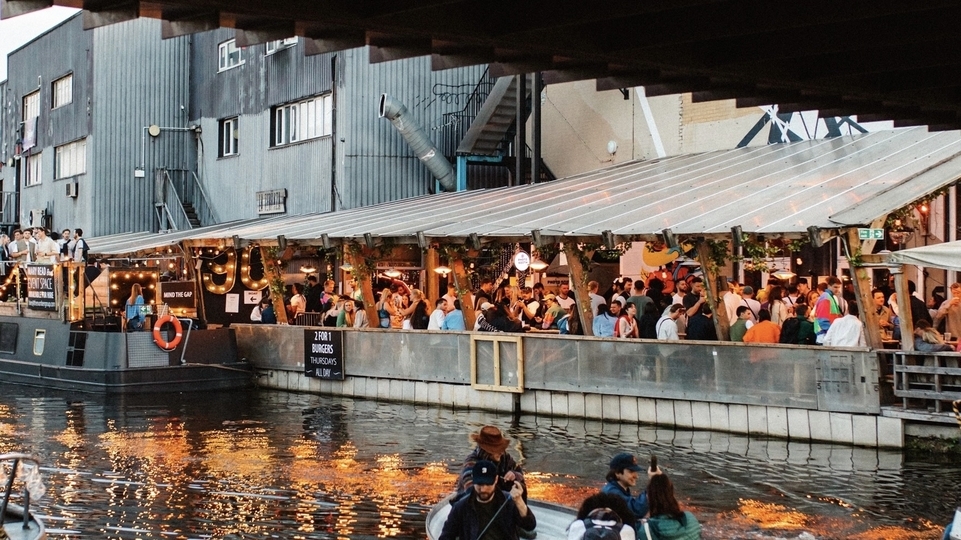 Photo of Number 90 Hackney Wick from the canal