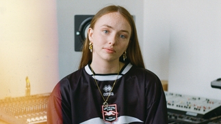 Luxe press shot in an American Football jersey